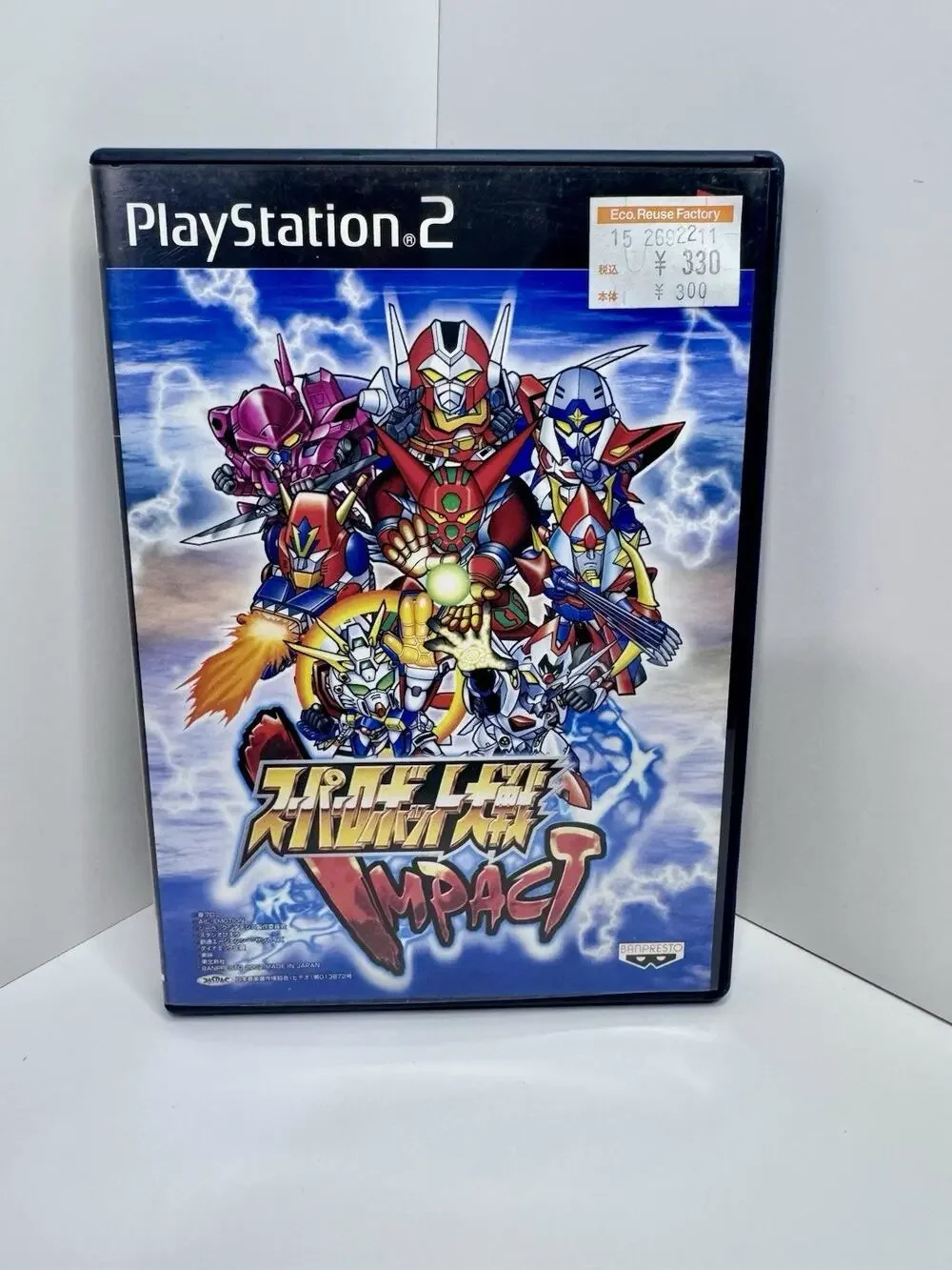 USE PS2 Super Robot Wars IMPACT BANPRESTO Japan game